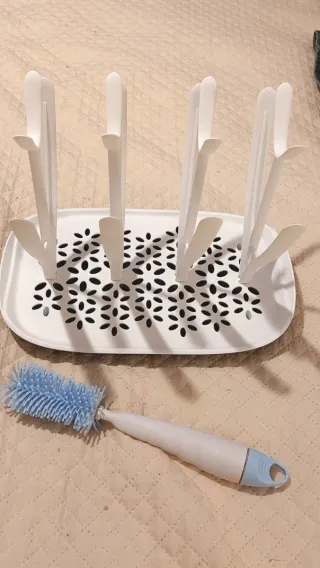 PACK Calienta biberones + accesorios de limpieza