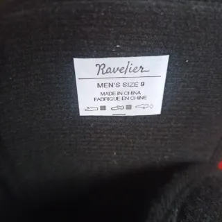 Zapatillas Ravelier Hombre Talla 43-44 Negras.
