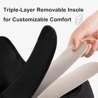 Zapatillas Ravelier Hombre Talla 43-44 Negras.