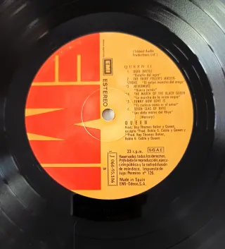 QUEEN 1974 "QUEEN II" Álbum LP