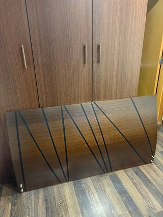 Cabecero de madera moderno cama 135