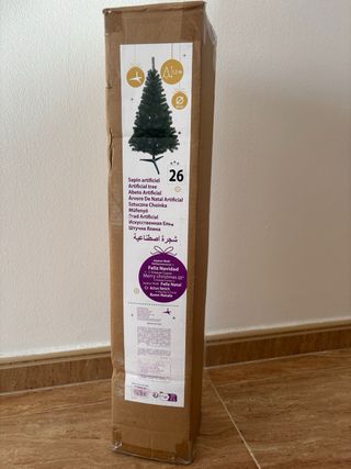 Árbol de Navidad Artificial 120cm + decoraciones