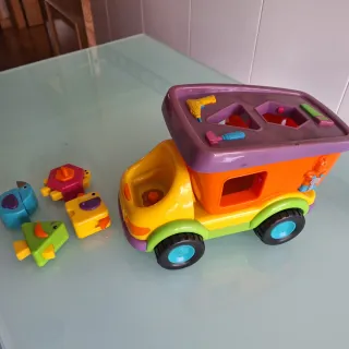 Camión Volquete Clasificador Formas Infantil