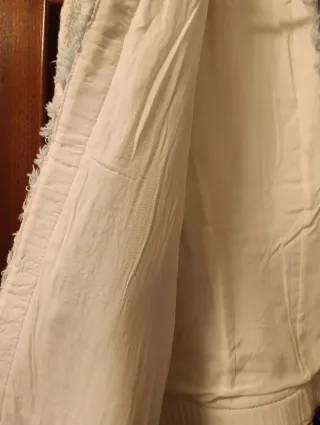 Chaqueta vaquera blanca y azul