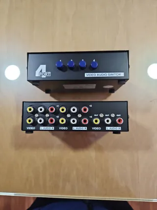 Switch Video Audio 4 Puertos
