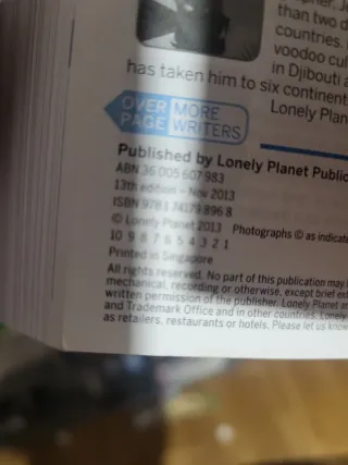 Guía africa lonely en inglés