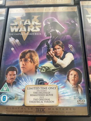 DVD Star Wars Edición Limitada Inglés