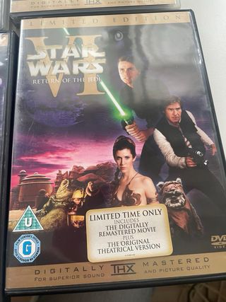 DVD Star Wars Edición Limitada Inglés