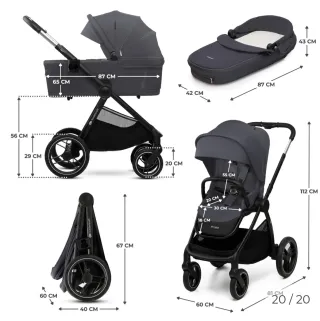 Carro Kinderkraft Nea con capazo