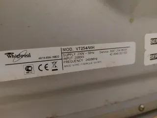 Microondas Whirlpool Blanco