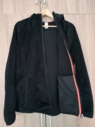 Chaqueta polar Quechua negra mujer