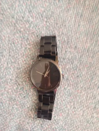 Reloj Negro/Plateado Hombre Nuevo