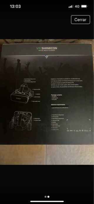 Occhiali VR SHINECON con altoparlanti