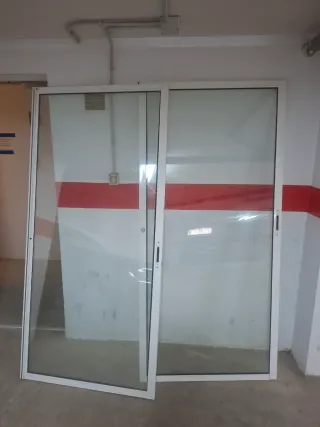 Puerta corredera de balcón de aluminio solo Puerta