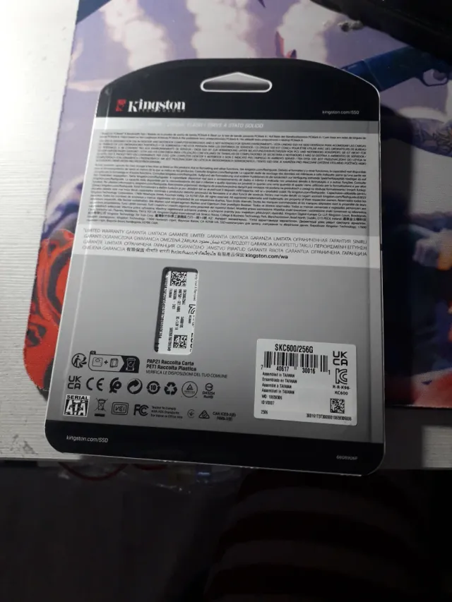 SSD Kingston KC600 256GB SATA III