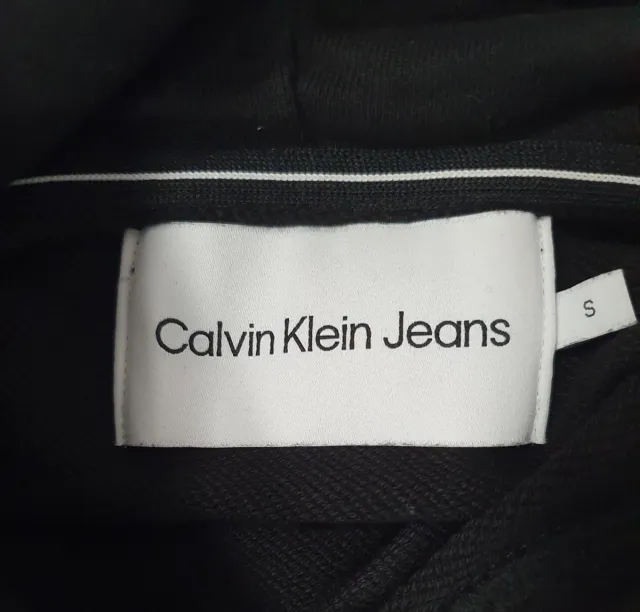 Felpa Calvin Klein con cappuccio nera taglia S