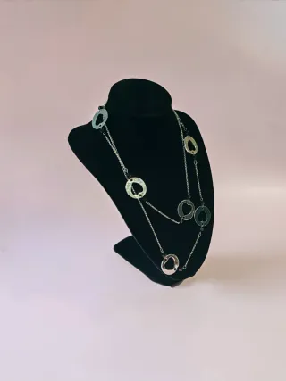 Collana doppio filo con cuori