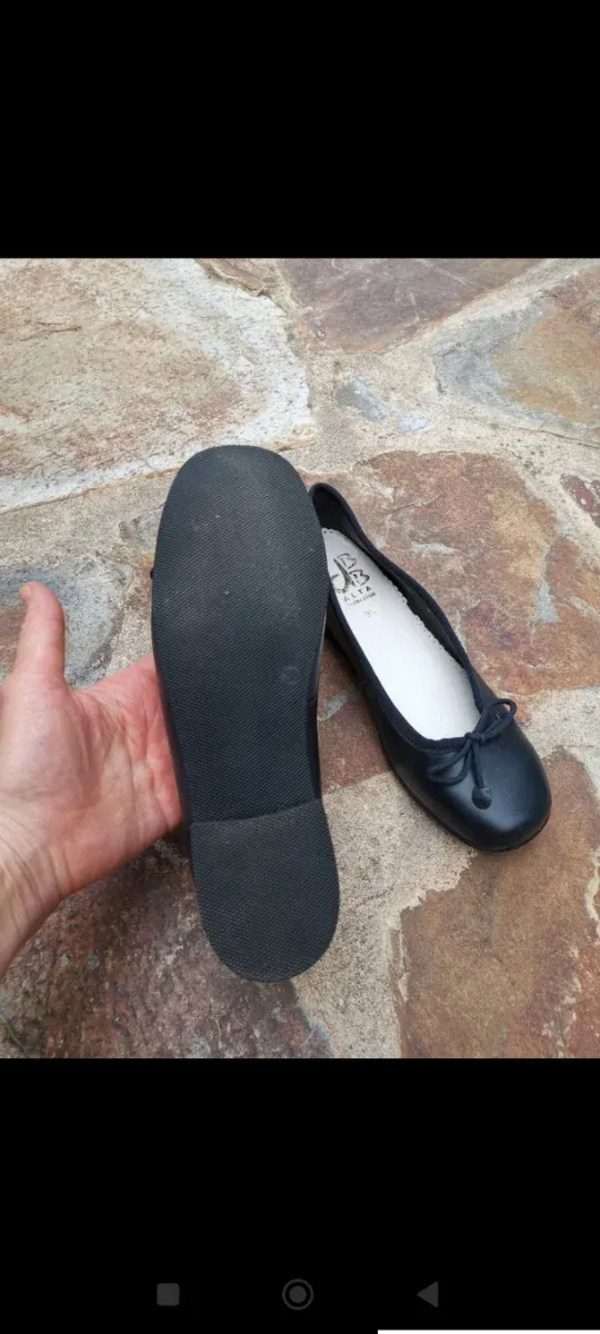 Bailarinas azul marino,mujer talla 38.