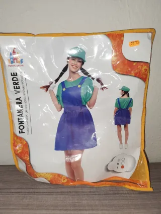 Disfraz Fontanera Verde Talla L