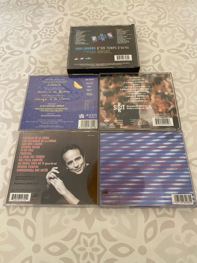 Lote 5 CDs Joan Manuel Serrat