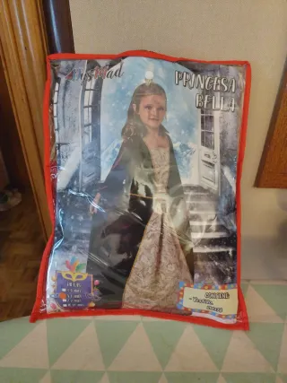 Disfraz vestido niña talla 5-6 años