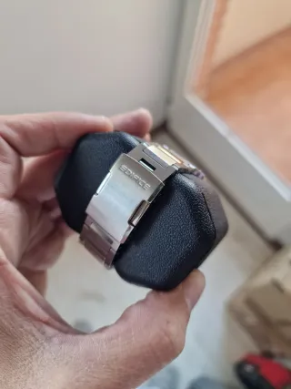 Casio Edifice Automático Plata/Blanco