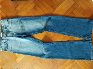 Pantaloni Y2K con ricami argento