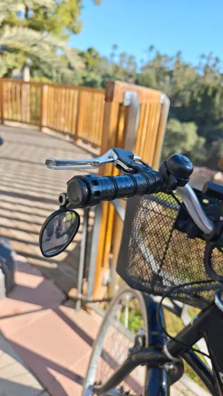 Bici paseo con silla infantil