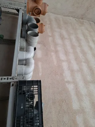 Material saneamiento tubería PVC