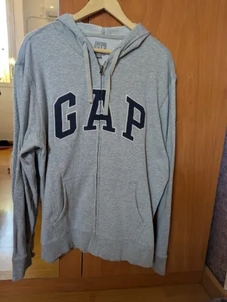 Sudadera Gap gris talla L.