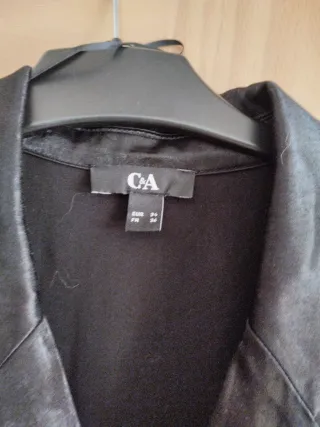 Mono C&A satén negro