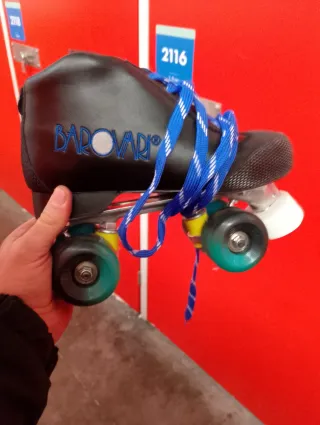 Patines Quad/hockey Barovari Negros