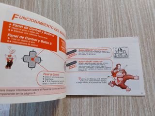 MANUAL DONKEY KONG ESPAÑOL NINTENDO GAME BOY