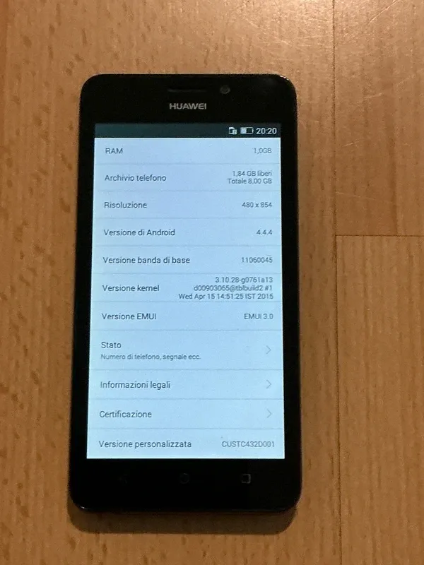 Huawei Y635-L21 Nero
