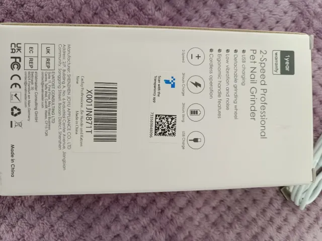 Lima de uñas para mascotas profesional