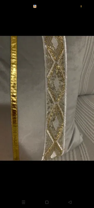 Fodera di Cuscino decorativo grigio e rosa