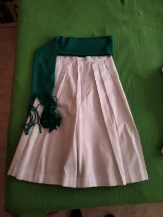 Traje de huertano verde
