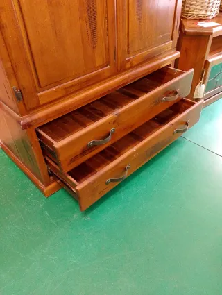 Armario de pino 2 puertas