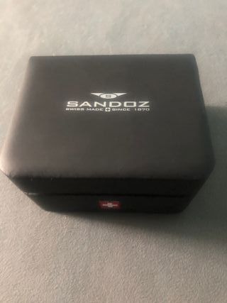 Reloj Sandoz Chronograph Esfera Plateada