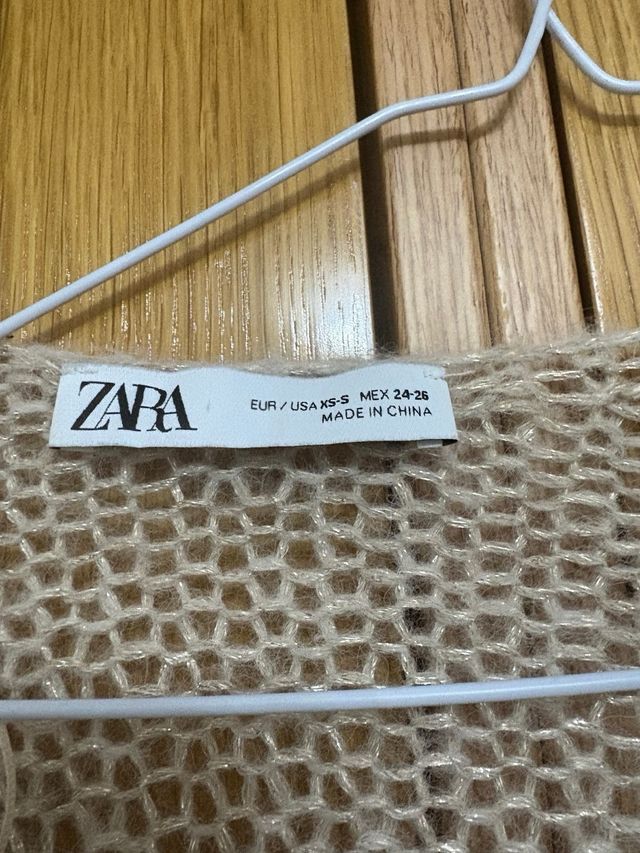 Chaqueta Zara Beige Talla S