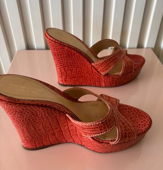 Sandali Sergio Rossi Arancione/Rosa