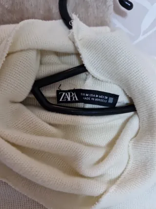 Vestido/Jersey Zara Oversize Beige Talla M