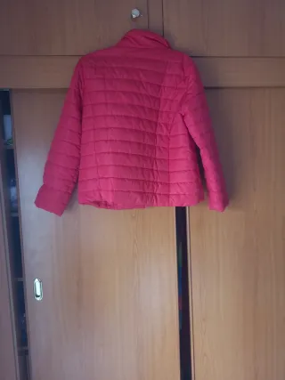 Chaqueta acolchada roja