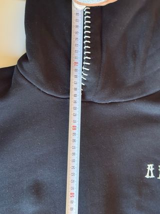 Sudadera Amiri Negra con Palmeras Arcoíris