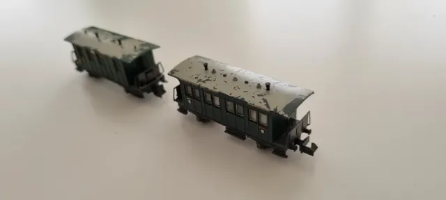 2 vagones escala N