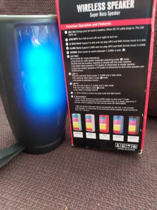 Altavoz Bluetooth Lector MP3