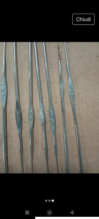 Set 7 uncinetti Ferretti