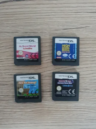 4 Juegos Nintendo DS: My Secret World, High School