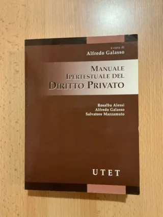 Manuale ipertestuale del diritto privato