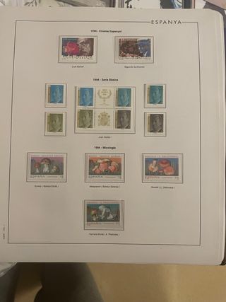 Libro de sellos España 1996